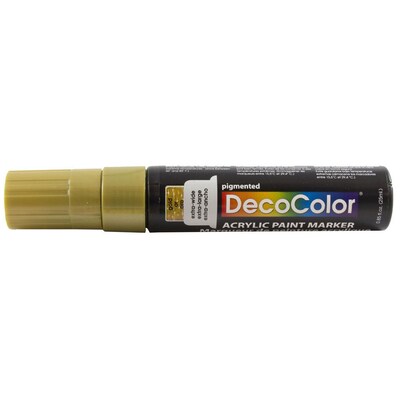 JAM Paper® Jumbo Point Acrylic Paint Marker, Gold, Sold Individually (526415GO)