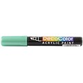 JAM Paper® Chisel Tip Acrylic Paint Marker, Metallic Green, Sold Individually (526315MG)