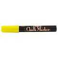JAM Paper® Broad Point Erasable Chalk Marker, Yellow, Sold Individually (526480YE)