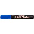 JAM Paper® Broad Point Erasable Chalk Marker, Blue, Sold Individually (526480BU)