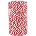 JAM Paper® Bakers Twine, Red & White, 109 Yards, Sold Individually (349530303)