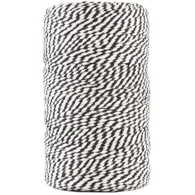 JAM Paper® Bakers Twine, Black & White, 109 Yards, Sold Individually (349530305)