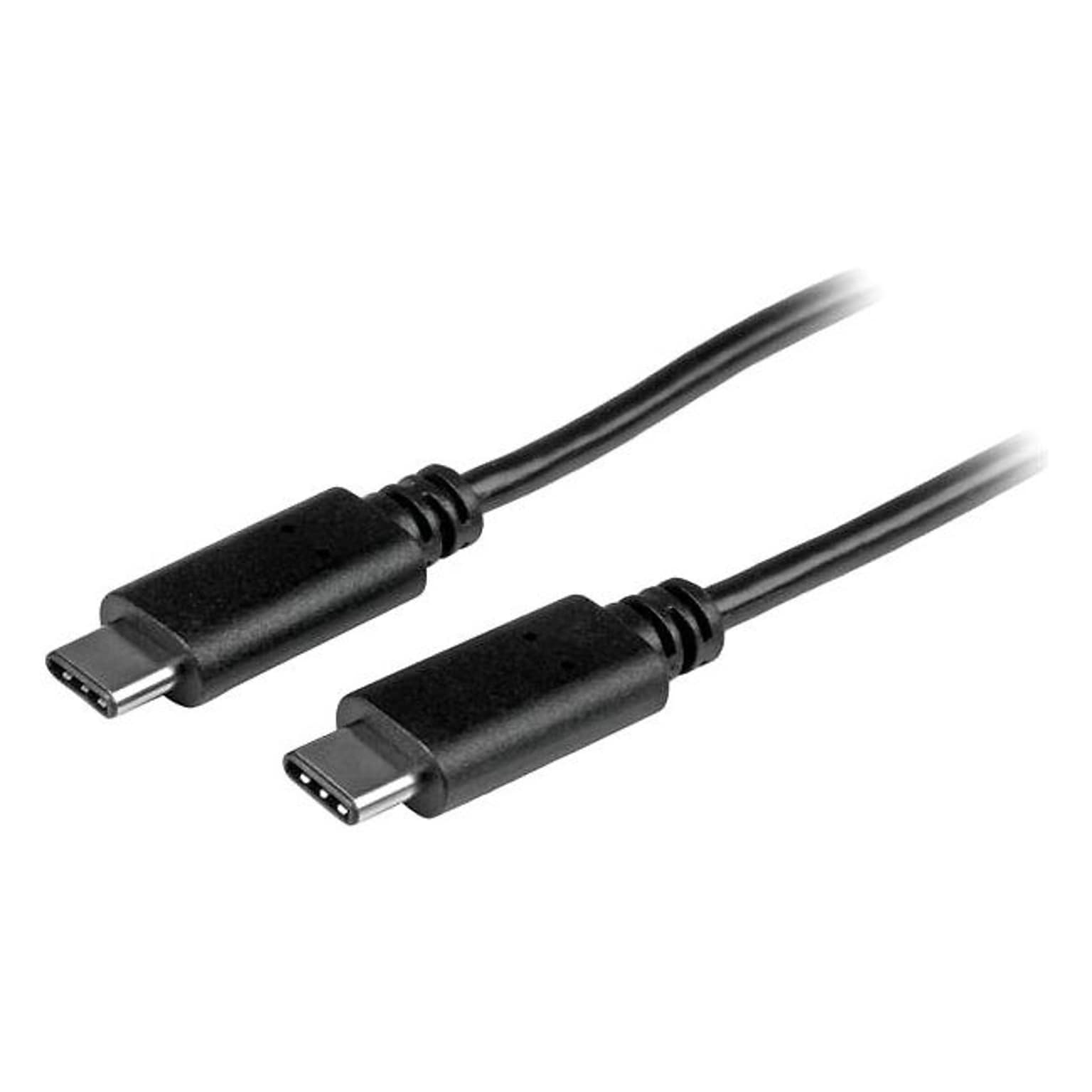 DNPStarTech.com 3.3 USB-C Cable; Male to Male, Black (USB2CC1M)