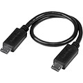 StarTech 8 USB OTG Cable, Micro USB to Micro USB, M/M, USB OTG Adapter, 8 inch (UUUSBOTG8IN)