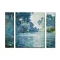 Trademark Fine Art ''Branch of the Seine'' by Claude Monet 24" x 32" Multi Panel Art Set (886511916531)