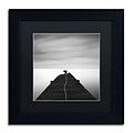 Trademark Fine Art Free by Moises Levy 11 x 11 Black Matted Black Frame (886511877078)