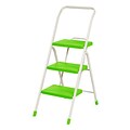IRIS® USA, Inc. 3-Step Folding Step Stool, Green (260061)