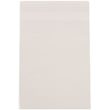 JAM Paper Cello Sleeves with Peel & Seal Closure, A2, 4.625 x 5.875, Clear, 100/Pack (A2CELLO)