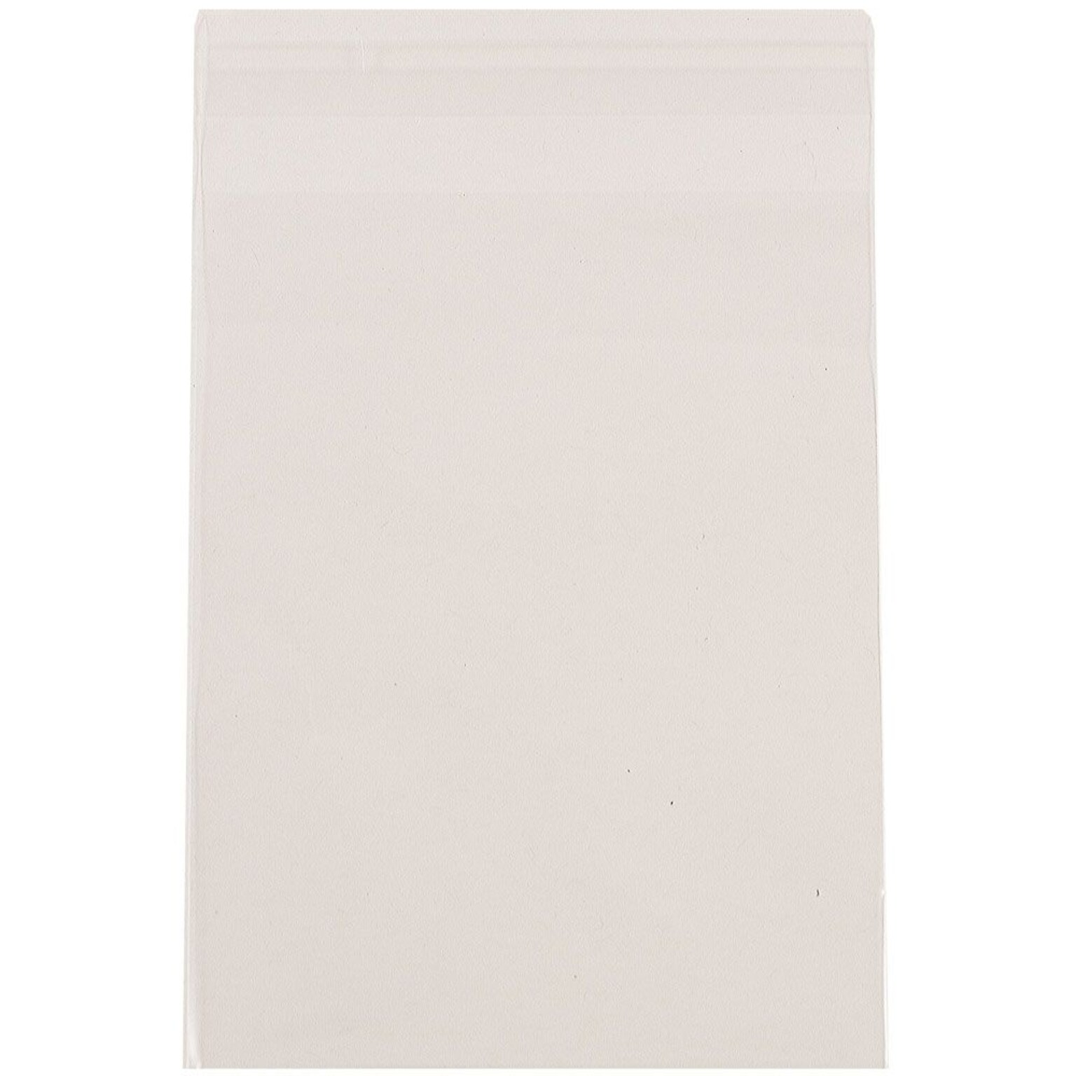 JAM Paper Cellophane Envelope with Peel & Seal Closure, A2, 4.625 x 5.875, Clear, 100/Pack (A2CELLO)