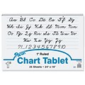 Pacon® Chart Tablets Writing Paper 24 x 16, 1 Ruled, 25 Sheets/Pk
