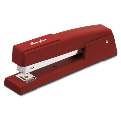 Swingline 747 Classic Metal Stapler, 20 Sheet Capacity, Lipstick Red (74718)