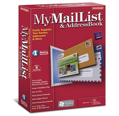 MyMailList And Address Book for Windows (1-User)  [Download]