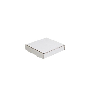 White Corrugated Mailers, 7-3/8 x 7-3/8 x 1-3/8, 50/Bundle