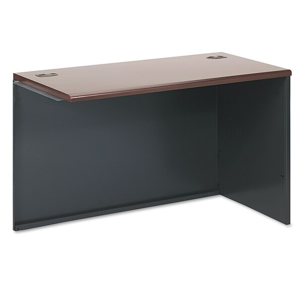 Mahogany/Charcoal 48x24 Right Return for HON® 38000 Modular Series