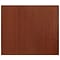 Anji Mountain Roll-Up Bamboo Chair Mat, Rectangular, 60 x 48, Dark Cherry