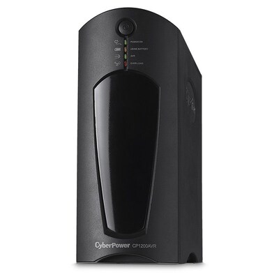 CyberPower AVR Series 1200VA Battery Backup UPS, 10-Outlets, Black (CP1200AVR)
