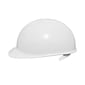 Jackson Safety HDPE 4-Point Pinlock Suspension Short Brim Bump Cap, White (14811)
