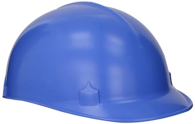 Jackson Safety HDPE 4-Point Pinlock Suspension Short Brim Bump Cap, Blue (14813)