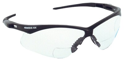 Jackson Nemesis™ ANSI Z87.1 Rx V60 Reader Safety Glasses, Clear, 1.0 Diopter