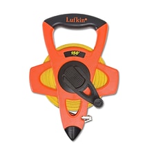 Lufkin® Hi-Viz® Orange Reel Fiberglass Tapes, 150ft Blade