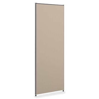 HON Verse Panel, 30W x 72H, Light Gray Finish, Gray Fabric (BSXP7230GYGY)