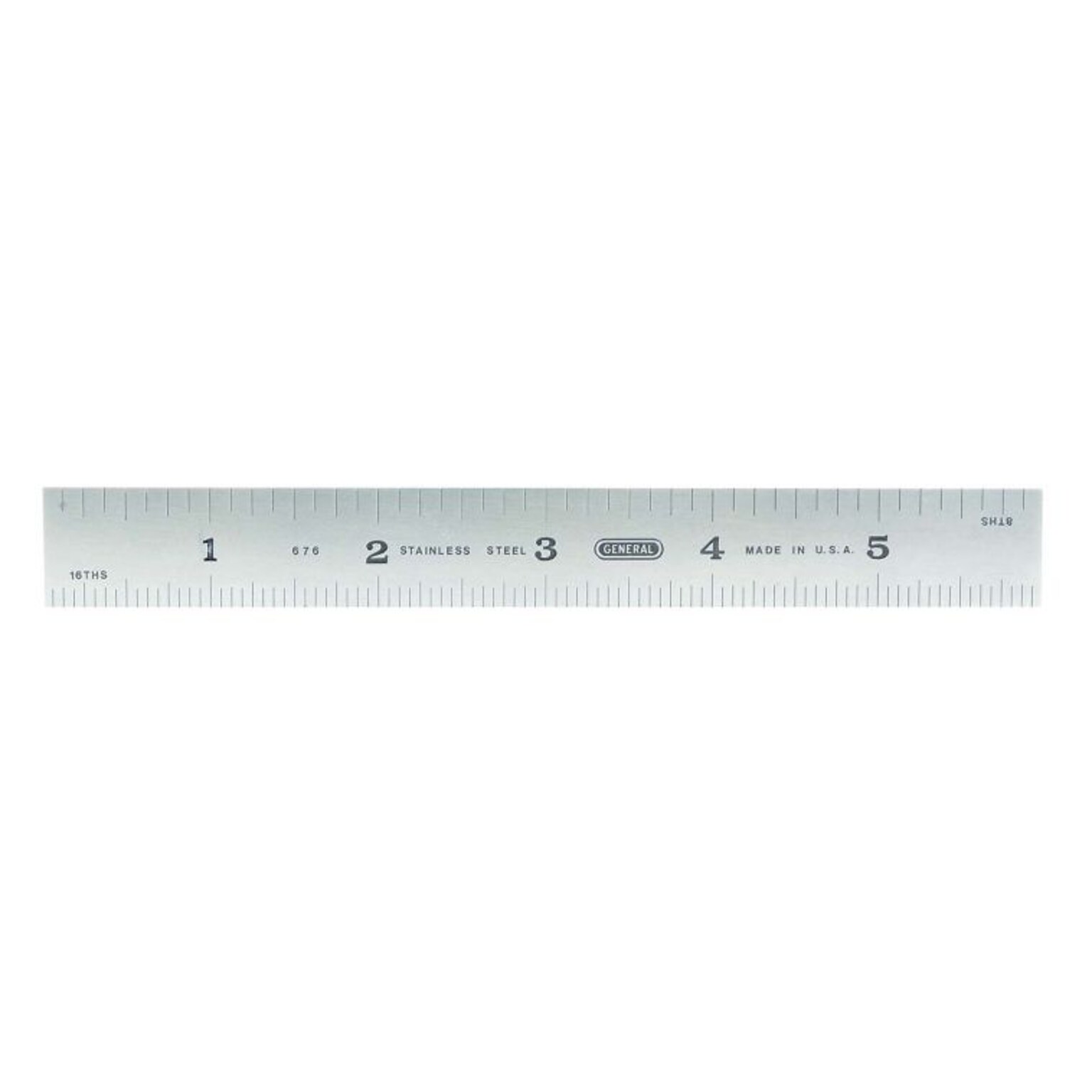 General Industrial Steel Ruler, 6 in (318-676)