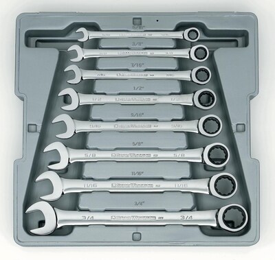 GEARWRENCH® Combination Ratcheting Wrench Sets, 8pc.