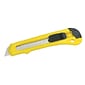 Stanley® 18mm Retractable Pocket Cutters, Yellow, 30/Pack (680-10-143P)