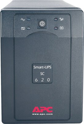 APC Smart-UPS SC 620VA UPS, 4-Outlets, Black (SC620)