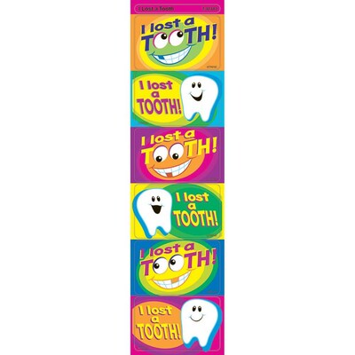 Trend I Lost a Tooth Large Applause STICKERS, 30 ct. (T-47313)