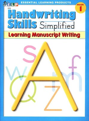 Handwriting Skills Simplified, Learning Manuscript Writing