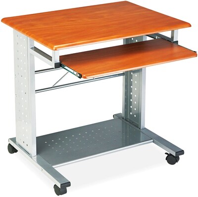 Safco® Eastwinds® Empire Series Mobile Workstation, Medium Cherry/Gray, 29 3/4H x 29 3/4W x 23 1/2D