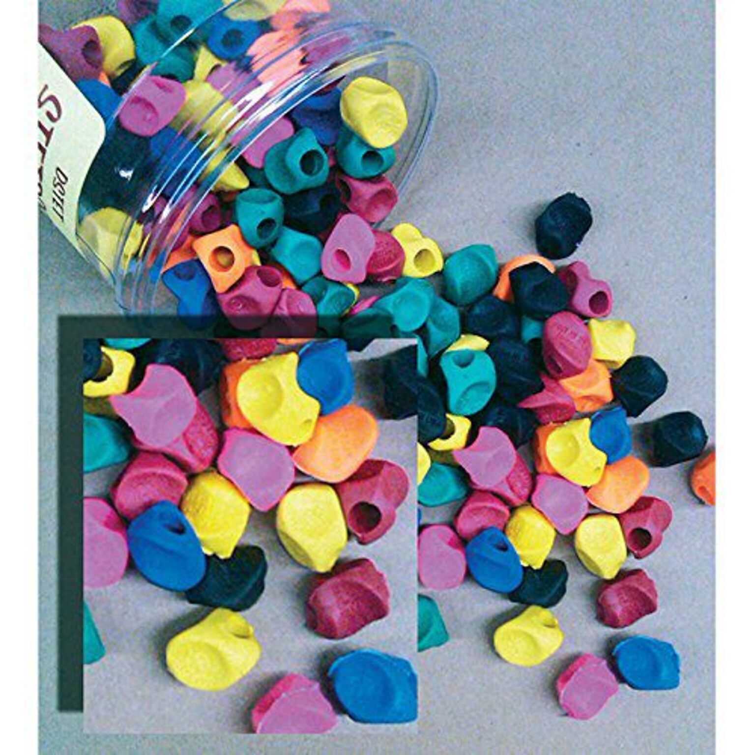 Musgrave Pencil Company Stetro Pencil Grips, Assorted, 144/Pack (MUSDSTET)