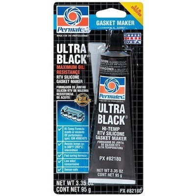 Permatex® Ultra Series® RTV Silicone Gasket Maker, 3 oz, tube,black