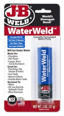 J-B Weld Adhesive Putty, 2 oz., White (803-8277)