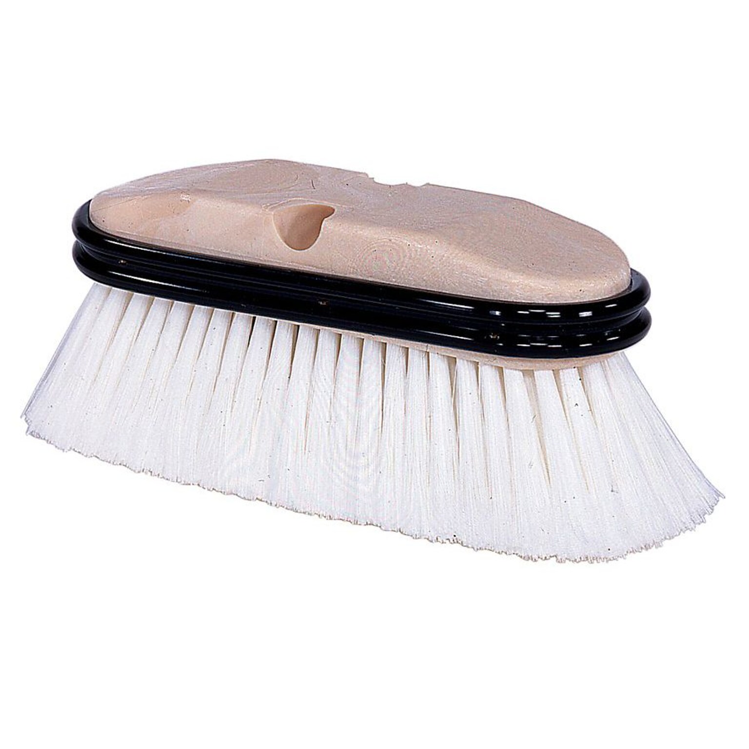 Weiler 804-44510 Truck Wash Brush, Flagged Polystyrene Bristle, White (804-44510)