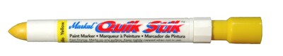 Quik Stik™ 11/16 in Tip 0 - 140° F 6 in (L) Paint Marker, Yellow