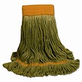 ODell® 1200 Series Large Recycled PET Mop Head, 5 Headband, Green (1200L/GR)