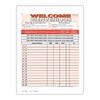 Medical Arts Press® Privacy Sign-In Sheets, HIPAA Compatible, Red, Bilingual