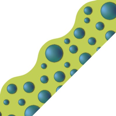 Edupress Borders, Blue Bubbles