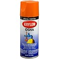 Krylon® OSHA Paint, Safety Orange, Aerosol, 12 oz.