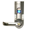 iTouchless Bio-Matic Fingerprint Door Lock Silver Color - Right Handle