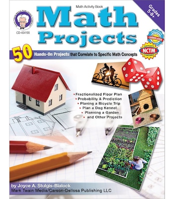 Mark Twain Math Projects Resource Book, 64 pages