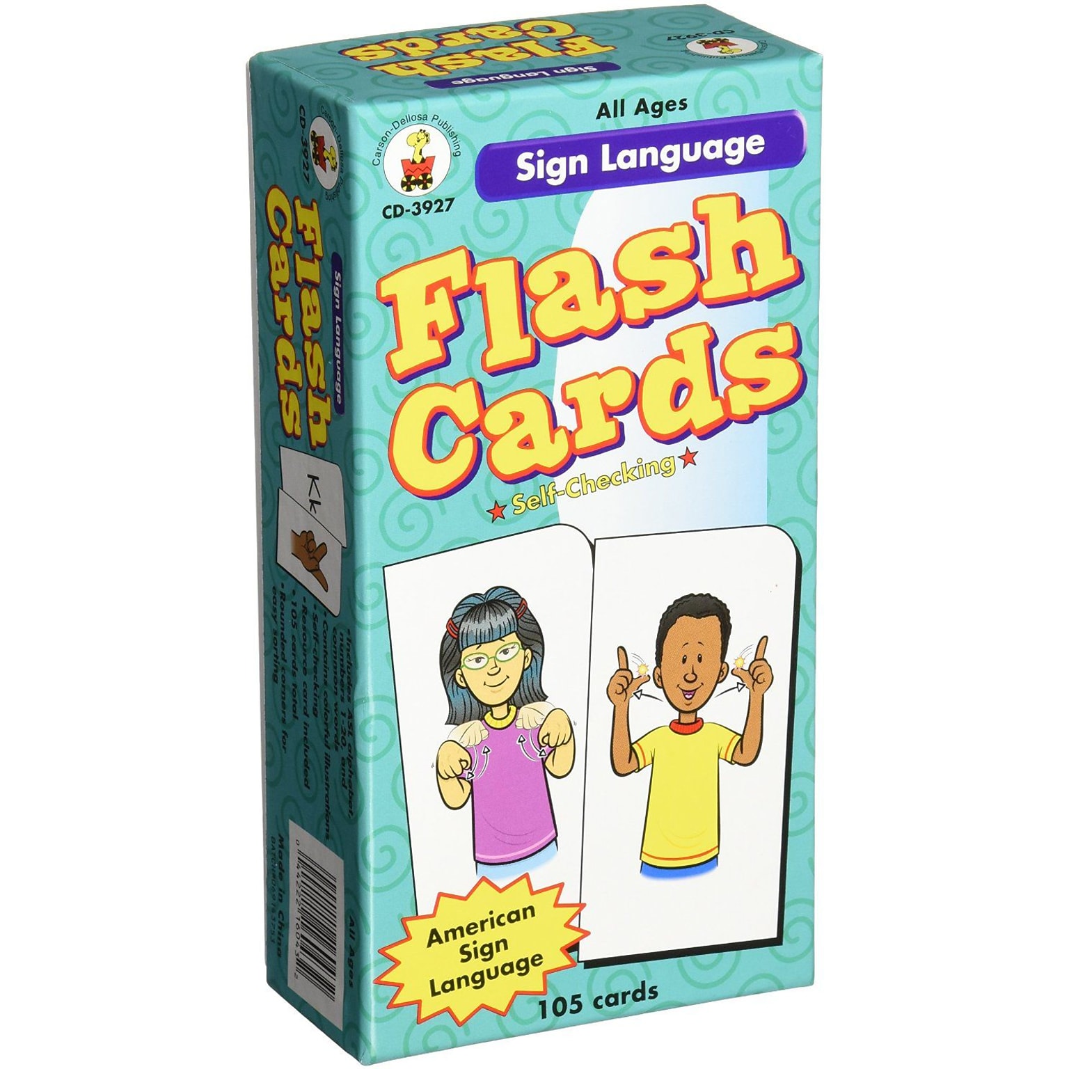 Carson-Dellosa Sign Language Flash Cards