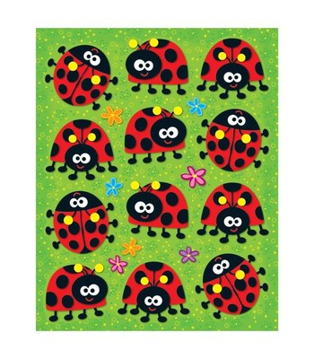 Carson-Dellosa Ladybugs Shape Stickers