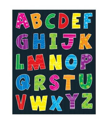 Carson-Dellosa Alphabet Shape Stickers