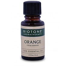 Biotone Essential Oils, Orange, Fresh Citrus Scent, 1/2 oz Bottle (BAEOORAHZ)