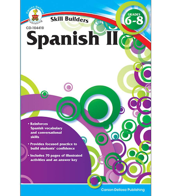 Carson-Dellosa Spanish II Resource Book, Grades 6 - 8