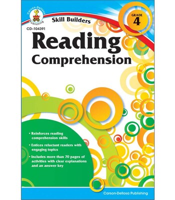 Carson-Dellosa Reading Comprehension Resource Book, Grade 4