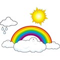 Carson-Dellosa Big Rainbow Bulletin Board Set